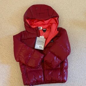 Patagonia 3T Red Hooded Puffer Jacket